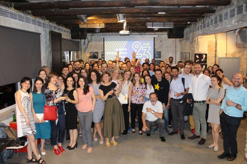 Alumnisti BOS obrazovnog programa na žurci u Beogradu, 23.05.2018, Marsh Open Space, Beograd